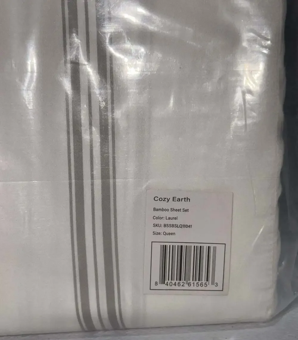 Cozy Earth Bamboo Sheet Set Laurel Queen